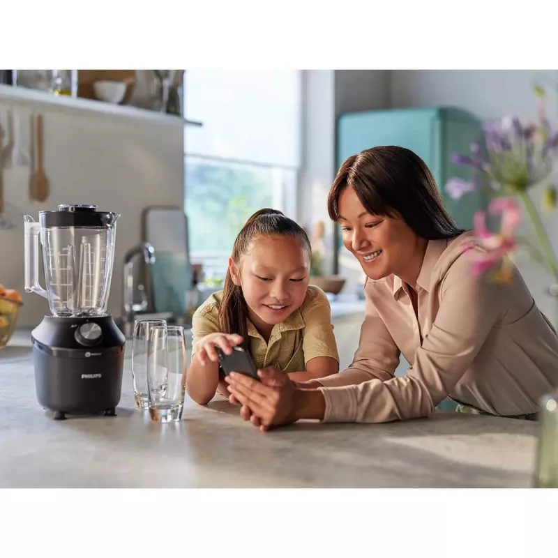 Philips 3000 series HR2191/01 tehosekoitin 2 L pöytätehosekoitin 600 W musta, läpinäkyvä