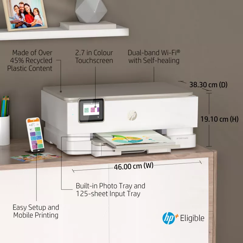 HP ENVY Inspire 7220e langaton monitoimiväritulostin, Instant Ink; kopiokone, skanneri