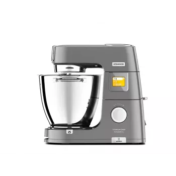 Pöytätehosekoitin Kenwood KWL90.004SI — 1400 W, 7 L ruostumaton teräskulho, kosketusohjaus, sisäänrakennettu vaaka, hopea
