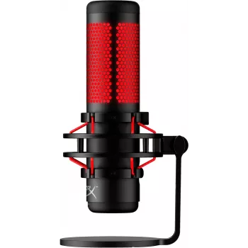 HyperX QuadCast - USB-mikrofoni (musta-punainen) - punainen valaistus