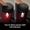 HyperX QuadCast - USB-mikrofoni (musta-punainen) - punainen valaistus