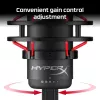 HyperX QuadCast - USB-mikrofoni (musta-punainen) - punainen valaistus