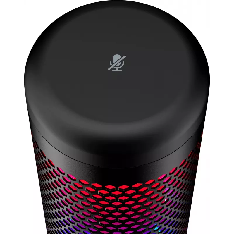 HyperX QuadCast S - USB-mikrofoni (musta-harmaa) - RGB-valaistus