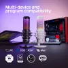 HyperX QuadCast S - USB-mikrofoni (musta-harmaa) - RGB-valaistus