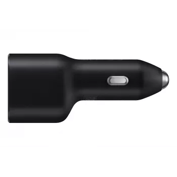 Autolaturi Samsung EP-L4020 40W (12V tulo) USB-C 25W+15W musta älypuhelimille