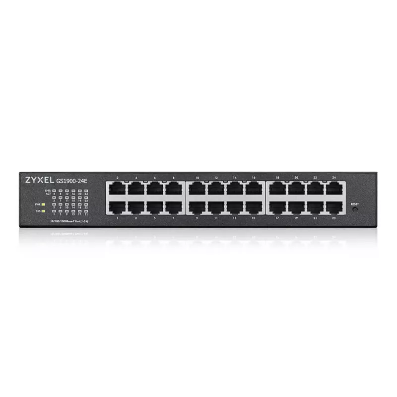 Zyxel GS1900-24E-EU0103F verkkokytkin hallittava L2 Gigabit Ethernet (10/100/1000) 1U musta