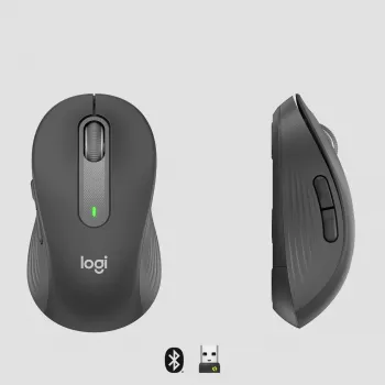 LOGITECH Signature M650 L langaton hiiri – suurille käsille – oikeakätisille – grafiitti