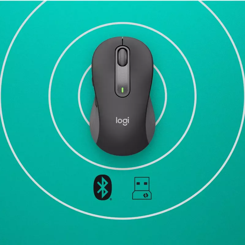 LOGITECH Signature M650 L langaton hiiri – suurille käsille – oikeakätisille – grafiitti