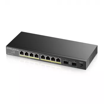 Zyxel GS1100-10HP v2 hallitsematon Gigabit Ethernet (10/100/1000) Power over Ethernet (PoE) musta