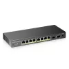 Zyxel GS1100-10HP v2 hallitsematon Gigabit Ethernet (10/100/1000) Power over Ethernet (PoE) musta