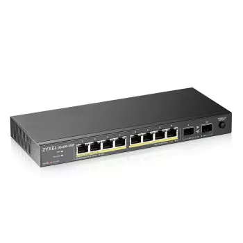 Zyxel GS1100-10HP v2 hallitsematon Gigabit Ethernet (10/100/1000) Power over Ethernet (PoE) musta