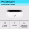 Monitoimilasertulostin HP LaserJet MFP M140w — mono, 20 ppm, 600×600 DPI, A4, Wi-Fi, Ethernet, valkoinen