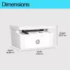 Monitoimilasertulostin HP LaserJet MFP M140w — mono, 20 ppm, 600×600 DPI, A4, Wi-Fi, Ethernet, valkoinen