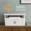 Monitoimilasertulostin HP LaserJet MFP M140w — mono, 20 ppm, 600×600 DPI, A4, Wi-Fi, Ethernet, valkoinen