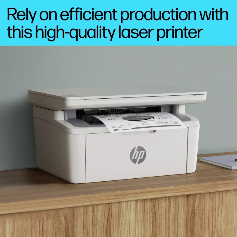 Monitoimilasertulostin HP LaserJet MFP M140w — mono, 20 ppm, 600×600 DPI, A4, Wi-Fi, Ethernet, valkoinen