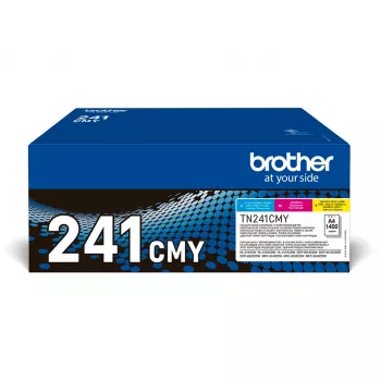 Värikasetti monipakkaus Brother TN241CMY 2200 sivua syaani magenta keltainen