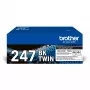 Värikasetti Brother TN247BK TWIN - 3000 sivua - musta