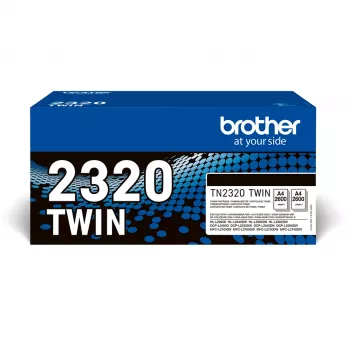 Värikasetti Brother TN-2320TWIN 2600 sivua musta