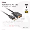 DisplayPort–VGA-kaapeli M/M CLUB3D CAC-1012 2 m