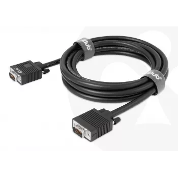 VGA-kaapeli, kaksisuuntainen, M/M, 3 m, 28AWG, CLUB3D CAC-1703