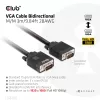 VGA-kaapeli, kaksisuuntainen, M/M, 3 m, 28AWG, CLUB3D CAC-1703
