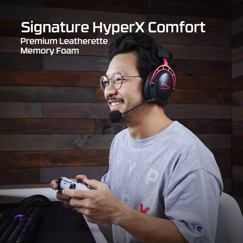 HyperX Cloud Alpha -peliheadset (musta-punainen)