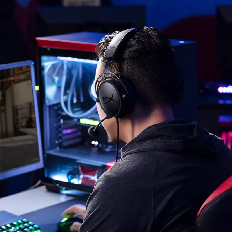 HyperX Cloud Alpha -peliheadset (musta-punainen)