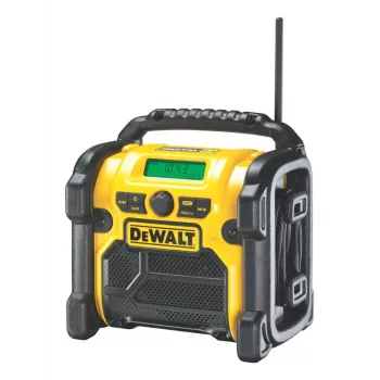 DEWALT langaton Li-Ion DAB+/FM-kompaktiradio – pelkkä laite