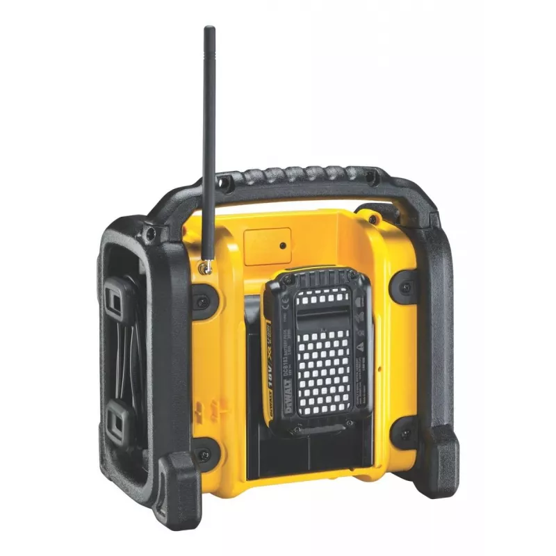 DEWALT langaton Li-Ion DAB+/FM-kompaktiradio – pelkkä laite