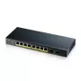 Zyxel GS1900-10HP hallittava L2 Gigabit Ethernet (10/100/1000) Power over Ethernet (PoE) musta