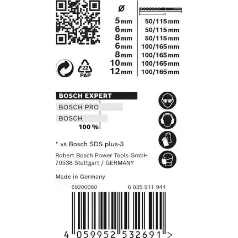 Bosch Expert 2 608 900 195 pora porasarja 7 kpl