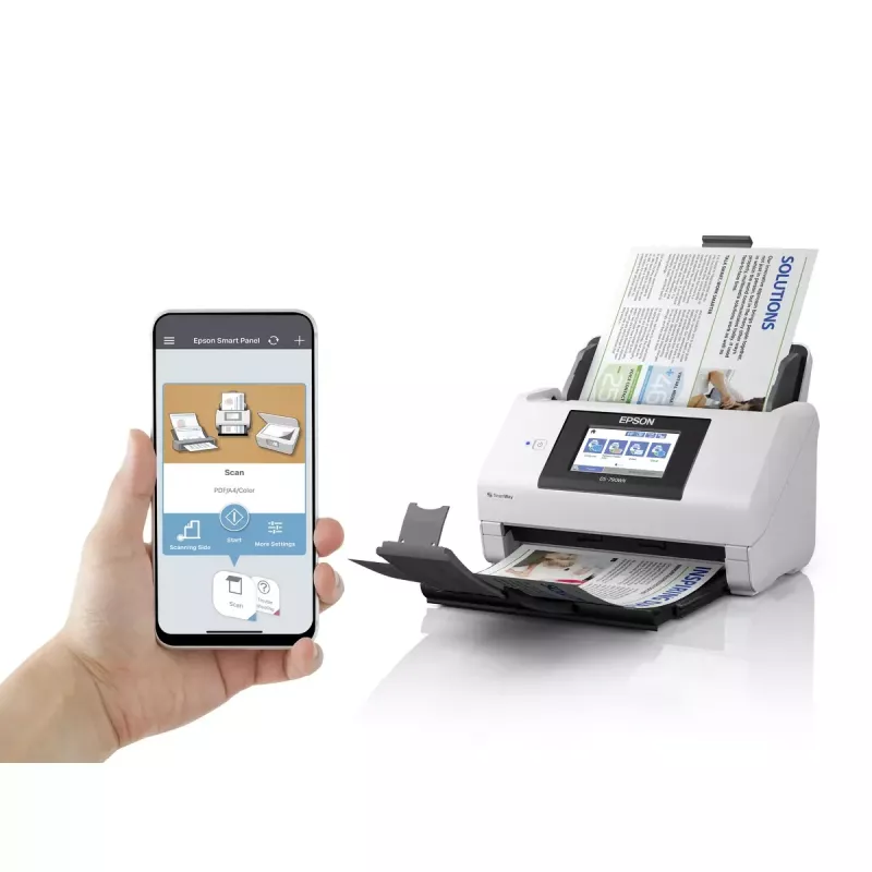 Epson WorkForce DS-790WN syöttöskanneri 600 x 600 DPI A4 musta, valkoinen