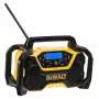 Kannettava radio DeWALT DCR029-QW DAB UKW, verkko-/tasavirtakäyttö, Bluetooth, USB-lataustoiminto, näyttö, musta/keltainen
