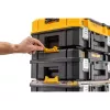 DeWALT DWST82968-1 TSTAK-organizer, vedenpitävä ja pölyä kestävä, 400×332×119 mm, musta/oranssi