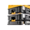 DeWALT DWST82968-1 TSTAK-organizer, vedenpitävä ja pölyä kestävä, 400×332×119 mm, musta/oranssi