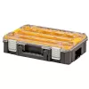 DeWALT DWST82968-1 TSTAK-organizer, vedenpitävä ja pölyä kestävä, 400×332×119 mm, musta/oranssi