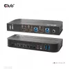 KVM-kytkin CLUB3D CSV-1382 Dual HDMI 4K 60Hz USB