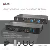 KVM-kytkin CLUB3D CSV-1382 Dual HDMI 4K 60Hz USB