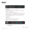 KVM-kytkin CLUB3D CSV-1382 Dual HDMI 4K 60Hz USB