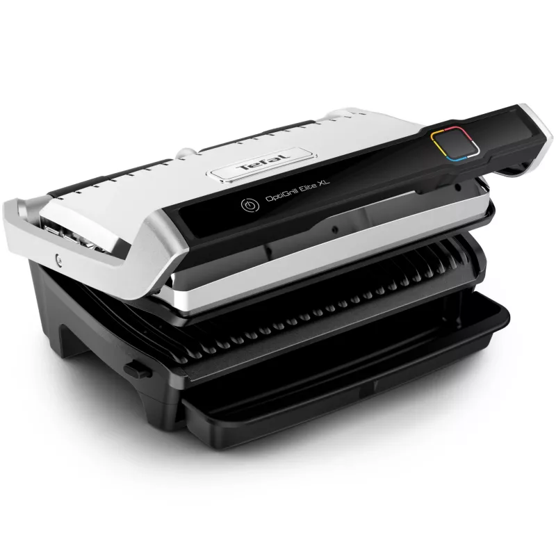 Kontaktigrilli Tefal OptiGrill Elite XL GC760D ruostumaton teräs 2200W