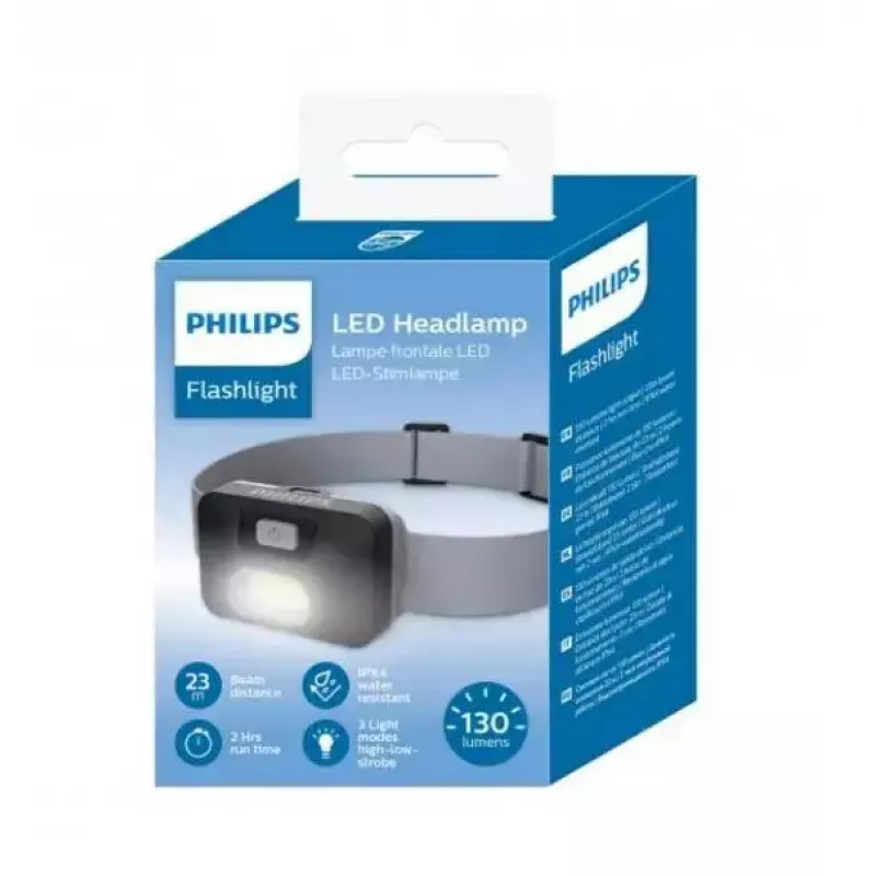 Philips SFL1000H/10 LED-otsalamppu, 130 lm, musta