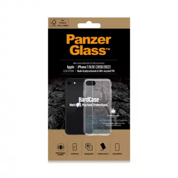 PanzerGlass ® HardCase iPhone SE (2020/2022) | 7 | 8, kotelo, Apple, Apple - iPhone SE 2022, Apple - iPhone SE 2020, läpinäkyvä