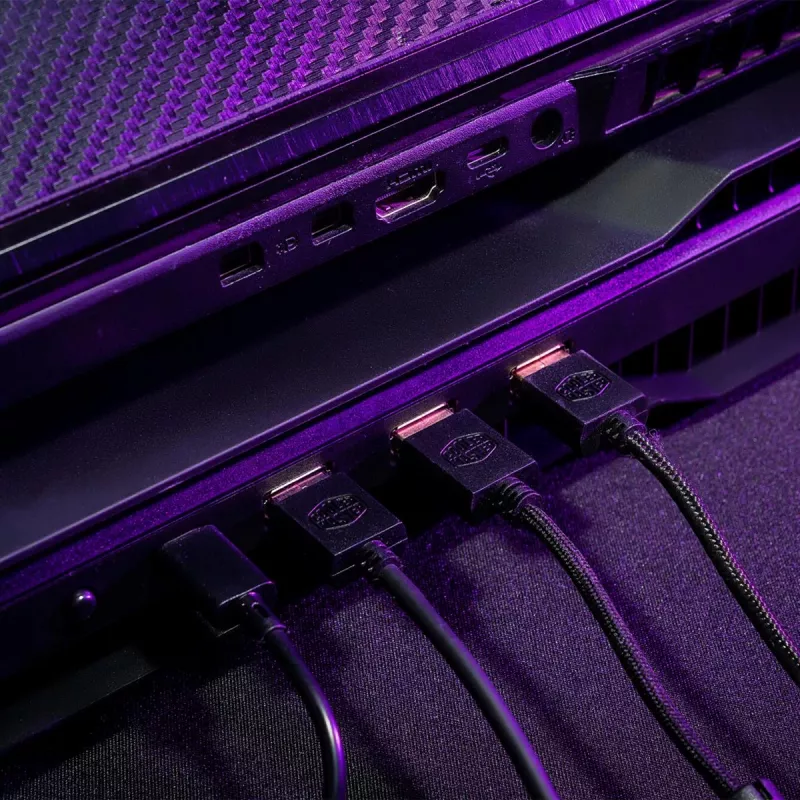 Cooler Master NotePal X150 Spectrum kannettavan jäähdytysalusta enintään 17 tuumaa, 4-porttinen USB-keskitin