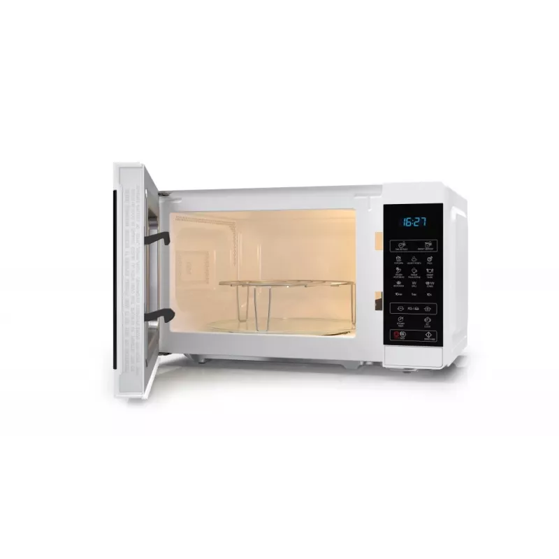 Sharp YC-MG02E-W mikroaaltouuni sininen, valkoinen pöytämalli 20 L 800 W