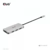 CLUB3D 4-porttinen USB-A-keskitin USB-C:lle – 10 Gbps nopea siirto