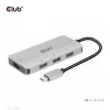 CLUB3D 4-porttinen USB-A-keskitin USB-C:lle – 10 Gbps nopea siirto