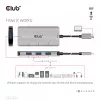 CLUB3D 4-porttinen USB-A-keskitin USB-C:lle – 10 Gbps nopea siirto