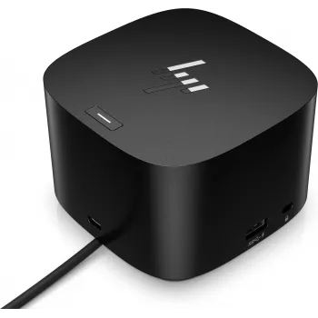 HP Thunderbolt Dock 120W G4, langallinen, Thunderbolt 4, musta, Kensington, Kiina, Thaimaa, Taiwan, Business