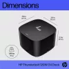 HP Thunderbolt Dock 120W G4, langallinen, Thunderbolt 4, musta, Kensington, Kiina, Thaimaa, Taiwan, Business