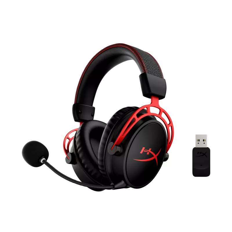HyperX Cloud Alpha - langaton pelikuuloke (musta-punainen)